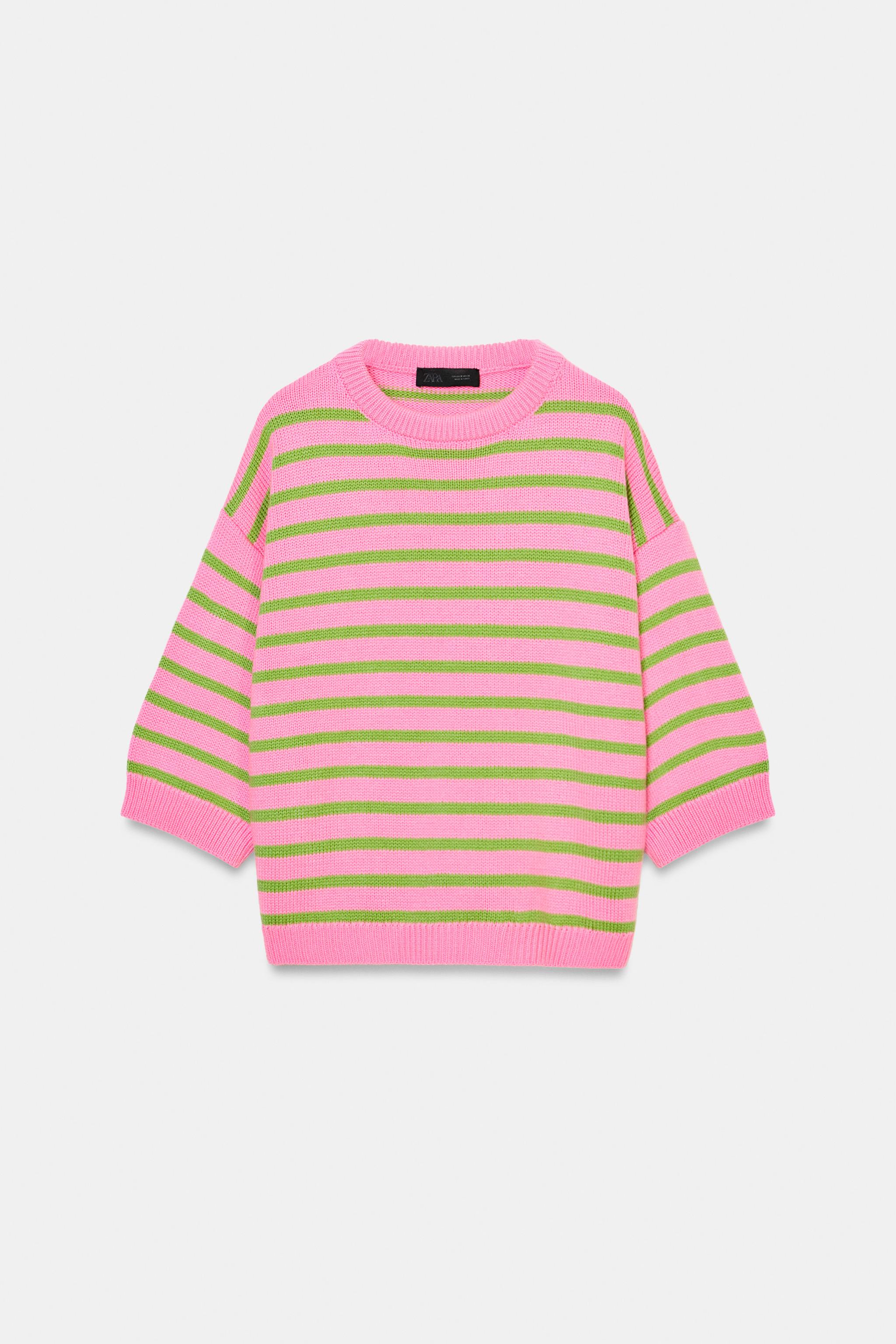 STRIPED KNIT JUMPER